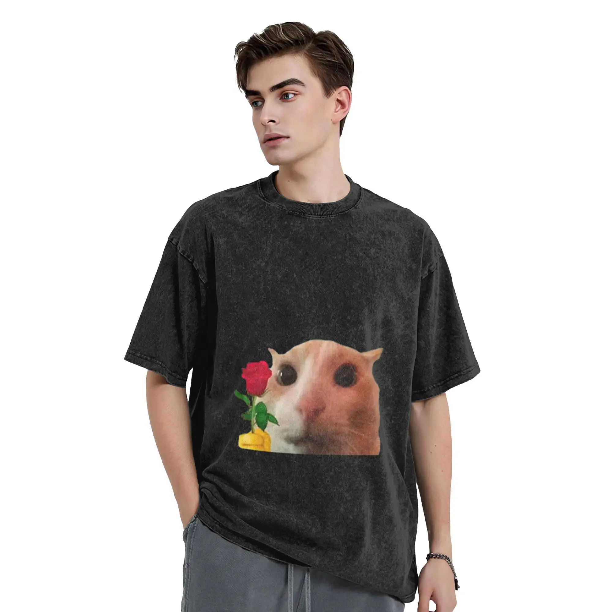Cat Sticker   1 Classic Trendy A T-Shirt Oversized Short Sleeve Men's Women's Cotton Tees Tops