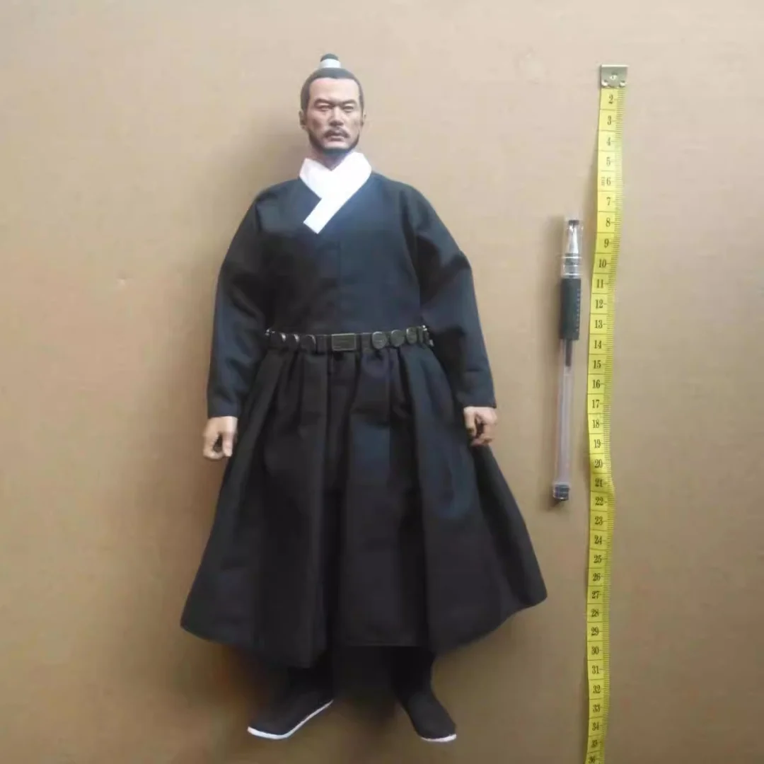 

1/6 1/6 Scale Ancient Black robe DP-001 Clothes Model For 12''Action Figure toy for 12 inch Figure Clothing Chinese Suit Model