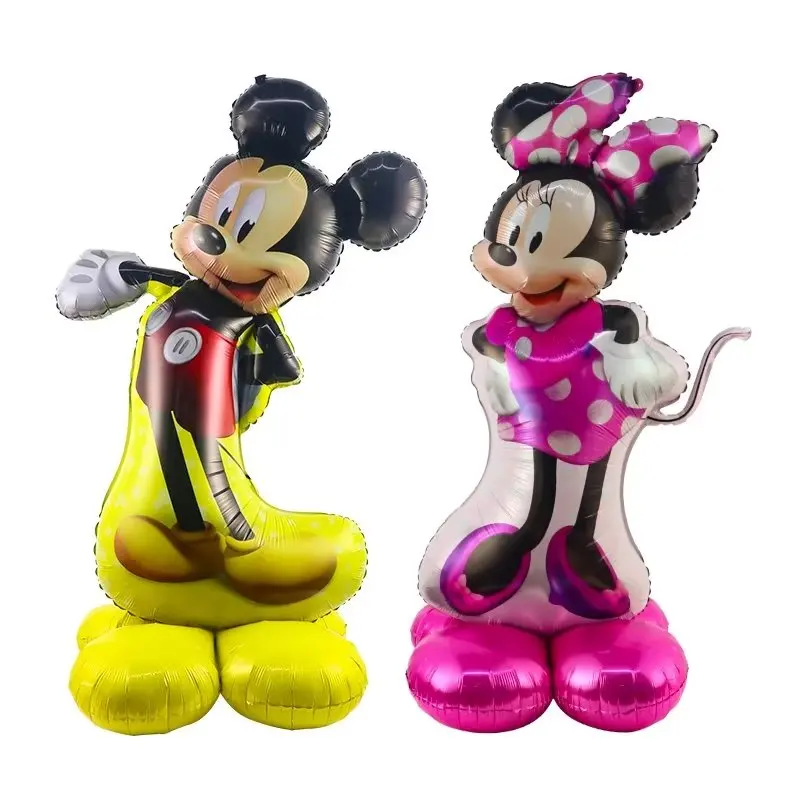 110x50cm Large Mickey Minnie Mouse Foil Balloons Birthday Party Decoration Baby Shower Kids Inflatable Toys Air Globos Gifts