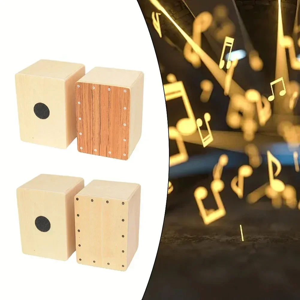 Traveling Cajon Box Portable Drum Flat Hand Drum Birch Panel Wooded Percussion Instrument For Home Stage Performance Box Drum