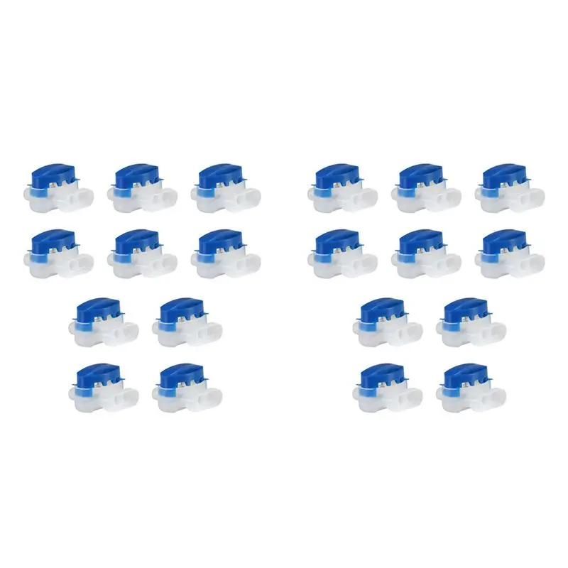 Y50A-20Pcs 3 Way Wire Connectors 314 Wire Connectors For Garden Auto Lawn Mower Robotic Lawn Mower Connectors