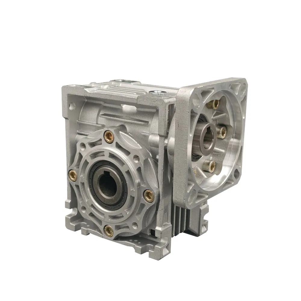 NMRV40 Speed Reducer Worm DC Motor Gearbox RV040 18mm Output 5:1-100:1 Worm Gearbox Speed Reducer for NEMA 34 Motor