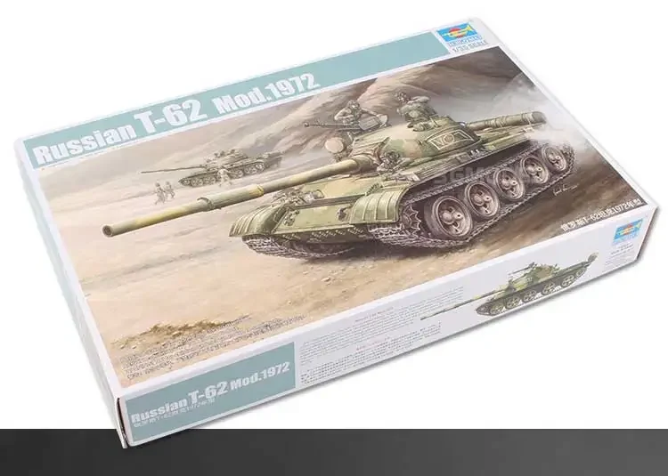 Trumpeter Assembled Model Kit 00377 Russian T-62 Main Battle Tank 1972 1/35