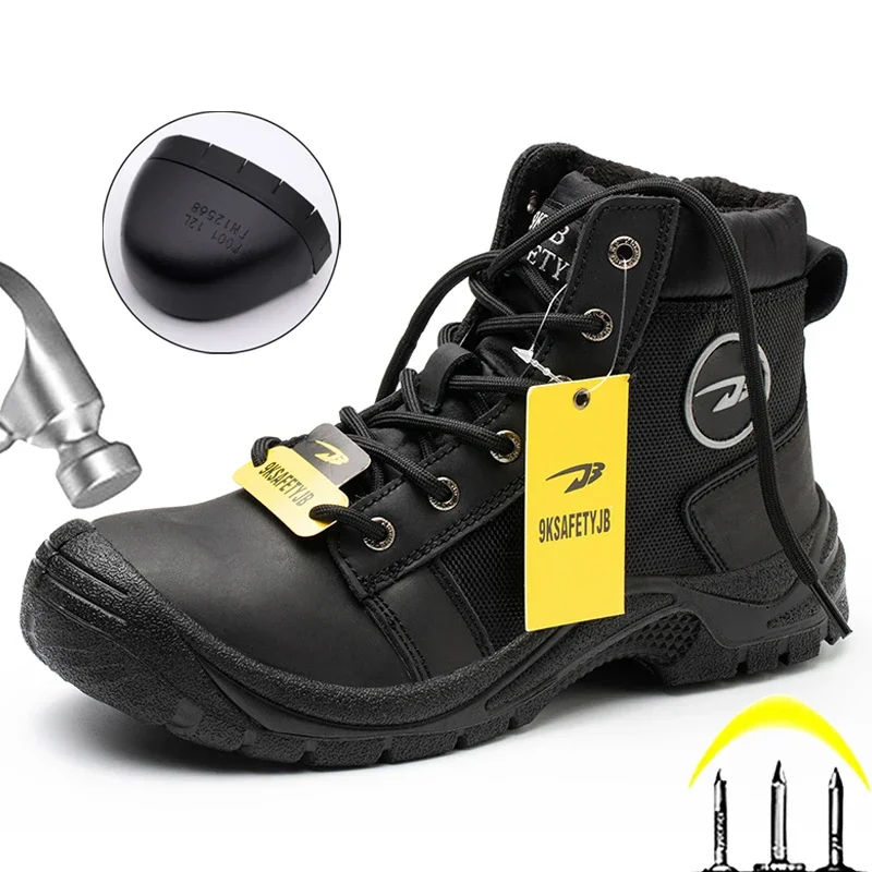 

Anti puncture Security Boots Tactical boots Men safety shoes Work Boots Steel toe shoes Anti-smash Indestructible shoes