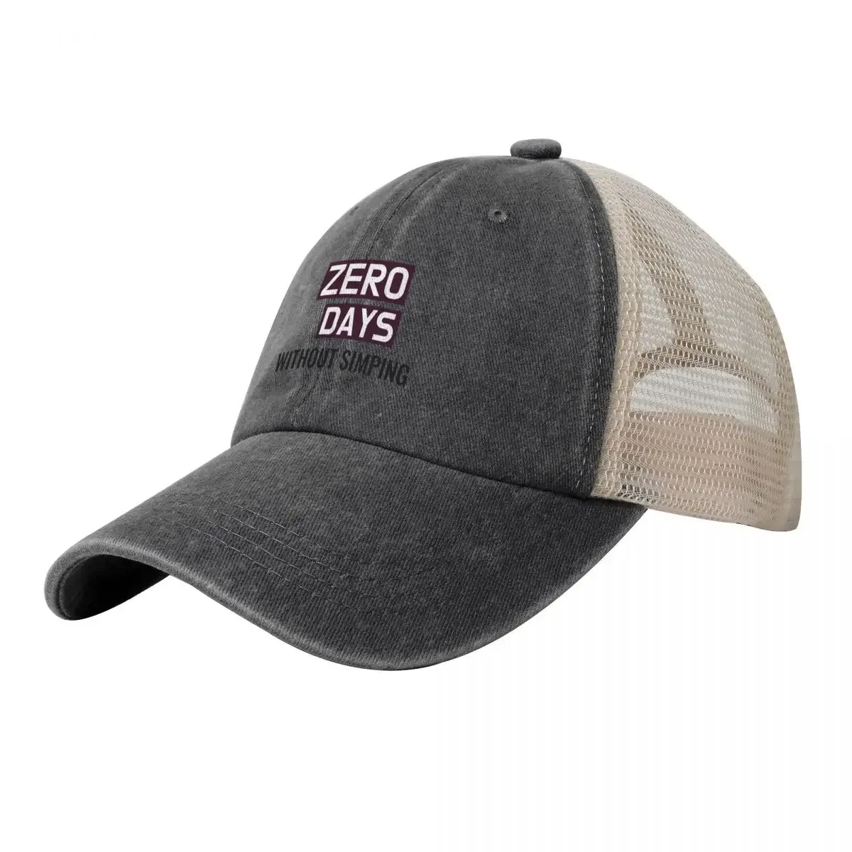 

Im a simp- Zero Days Without Simping - Cool Baseball Cap Big Size Hat summer hat For Man Women's