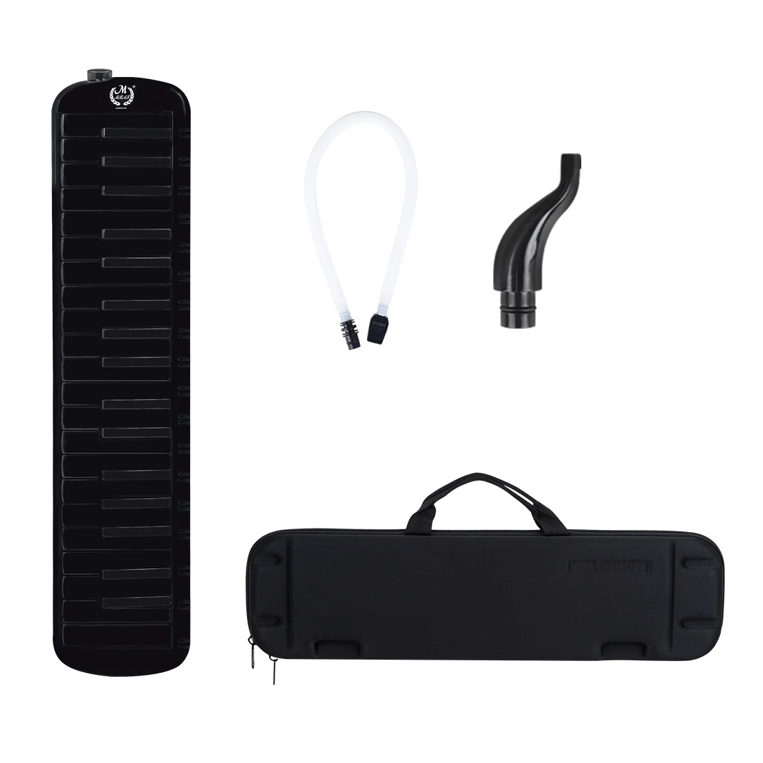 

M MBAT 37 Keys Melodica Instrument Melodica Air Piano Keyboard with Soft Blow Pipe Blowing Nozzles Bag Melodica Wind Instruments