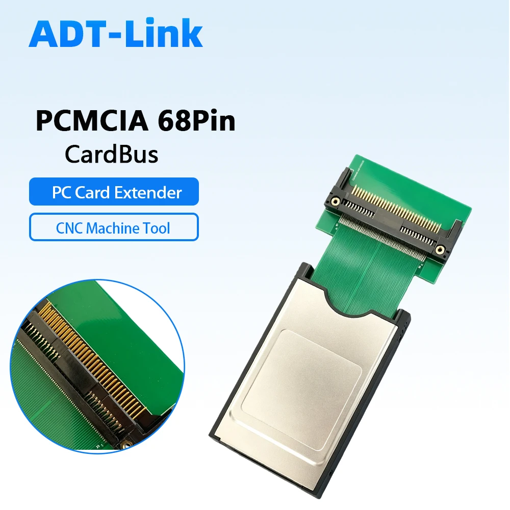 PCMCIA 68Pin CardBus Extender Protection Card, PC Card Slot Interface Protector for CNC Machine Tool Industrial Equipment