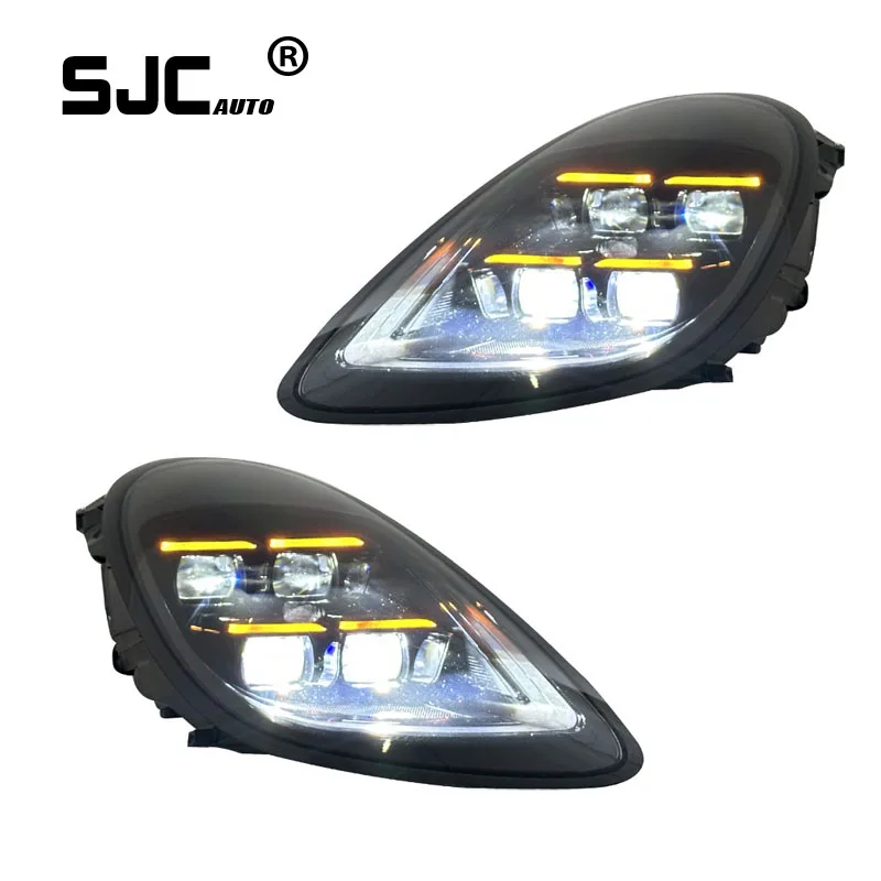 

SJC Car Head Light 981 Headlight Upgrade To 2025 Pdls Style Led Headlights For 2013 2014 2015 Porsche Cayman Boxster