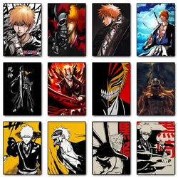 Japanese Anime Bleach Posters and Prints Kurosaki Ichigo Comic Canvas Painting Wall Art Picture for Living Room Home Decor
