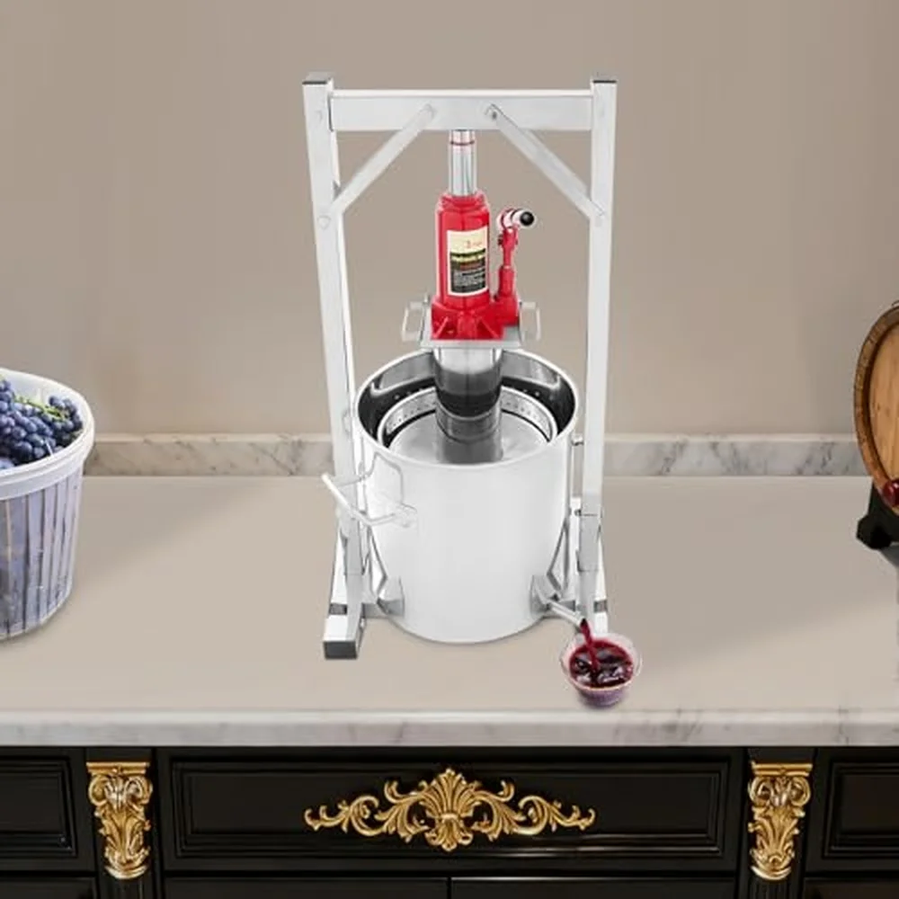 3.2 Gal fruit press juicer 12L prensa para queso Hydraulic Manual Fruit Press & Crusher Grape and Cider Juice Squeezer