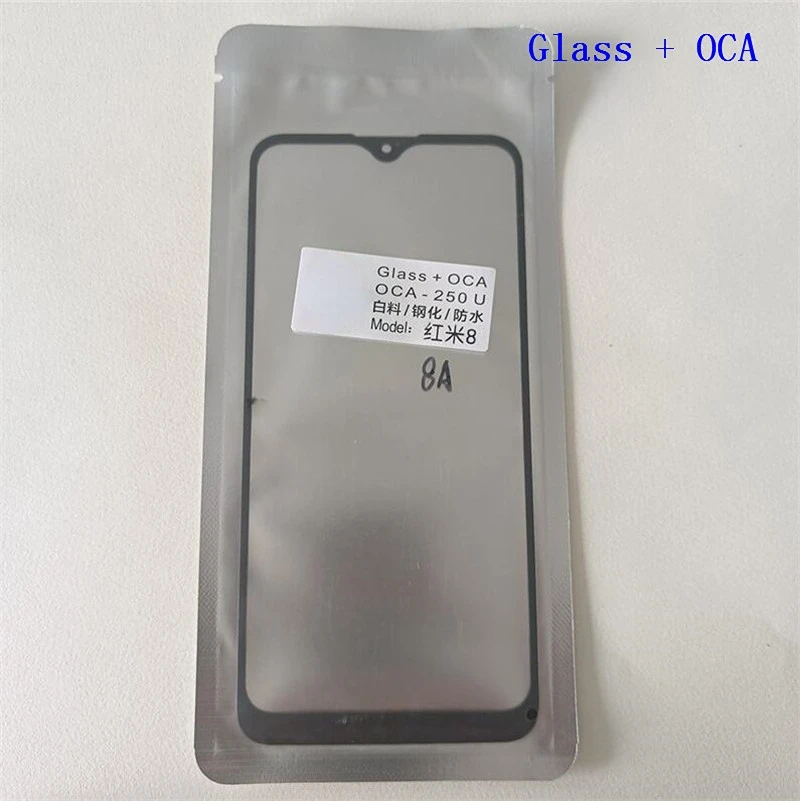 Front Touch Screen + OCA For Xiaomi Redmi 5 Plus 8 8A 9 9A 9C 9T 10 Panel LCD Display Glass Cover Repair Replace Parts