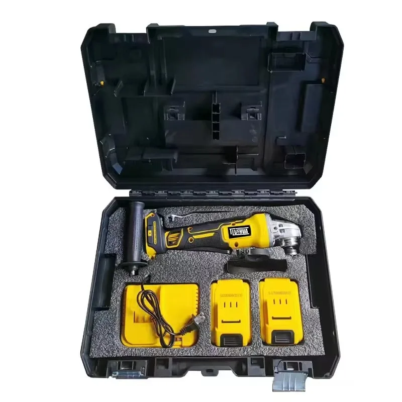 18V Cordless Brushless Grinding Cutting Tools Li-ion Battery Mini Iron Small Angle Wireless Grinder Machine