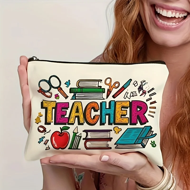 

Легкий складной органайзер для косметики и туалетных принадлежностей на молнии для женщин — компактный дорожный кейс для косметики, подходит для женщин, учителей