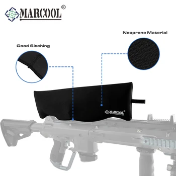 Marcool tüfek koruyucu kapak Sight çanta Anti Scratch 1-6X 1-8X 1-10X 3-9X 3-12X 4-16X taktik optik kapsamları için uyar