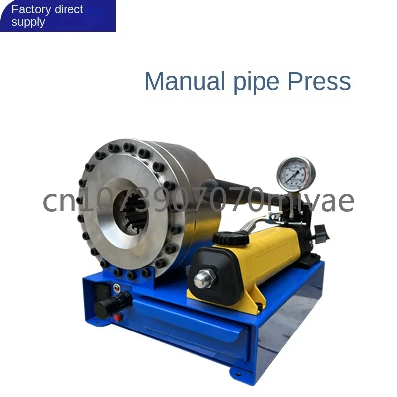 Portable Small Pipe Shrinking Machine Hydraulic YouTube Explosion-proof Pipe Pressing Machine Hose Brake Tube Shrinkage