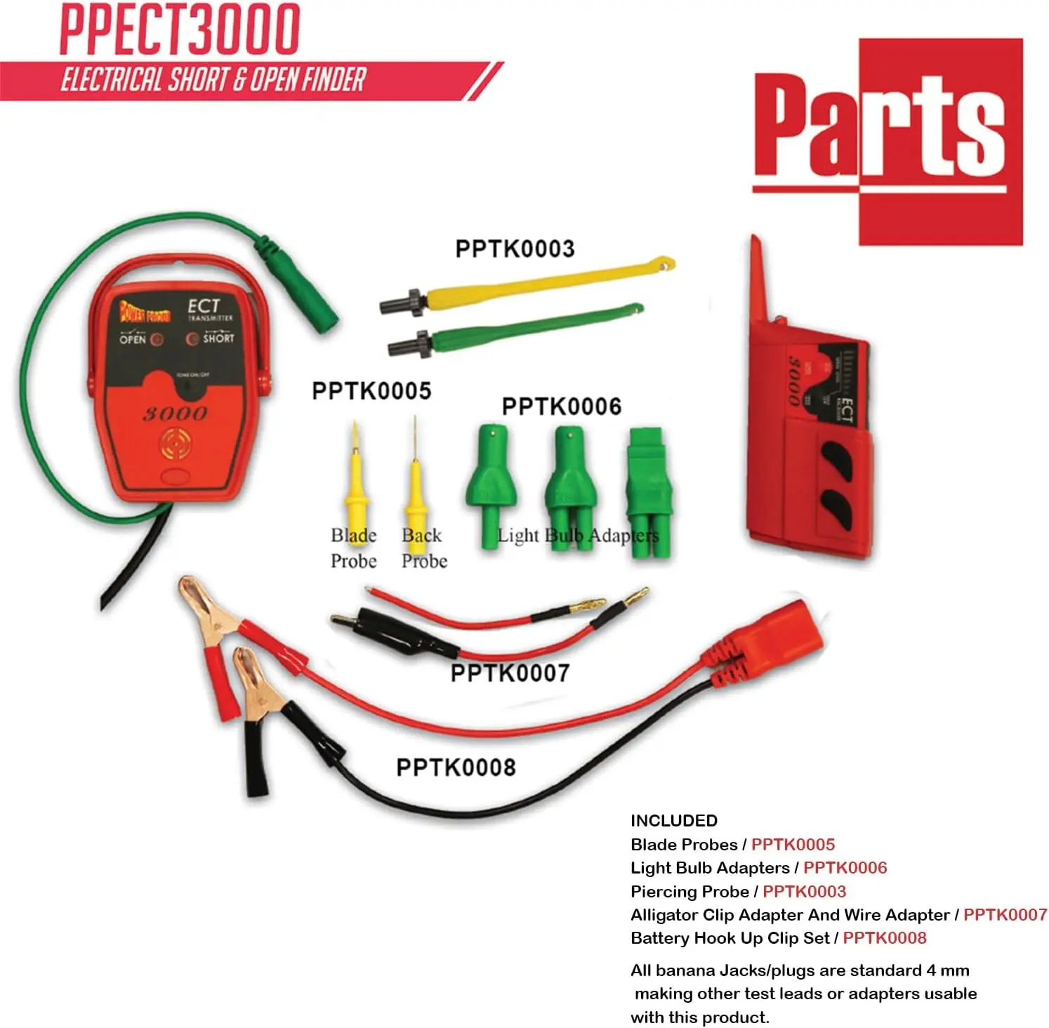 Probe 3000 Circuit Tracer สําหรับกางเกงขาสั้นและเปิด