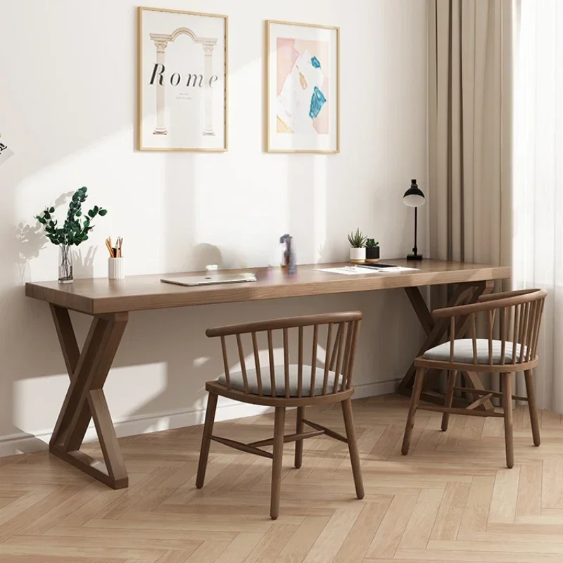 

For Reception Gadget Supplies Work Desk Table Wooden Gaming Write Storage