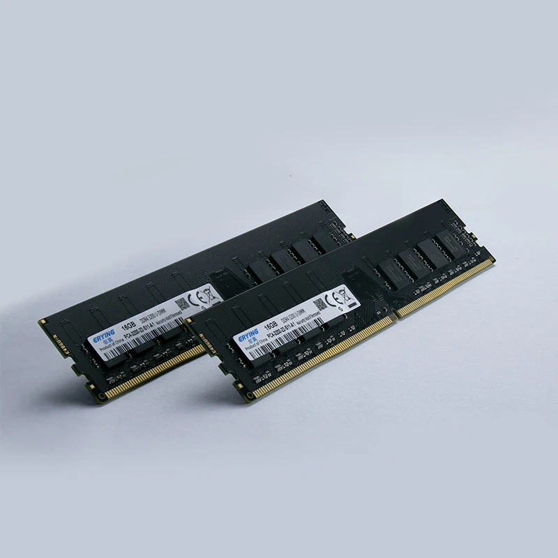 ERYING أجهزة الكمبيوتر المكتبية ذاكرة الوصول العشوائي DDR4 Memoria 16GB 32GB(16GBx2)3200Mhz ثنائي القناة U-DIMM ذاكرة الألعاب للكمبيوتر الألعاب DIY