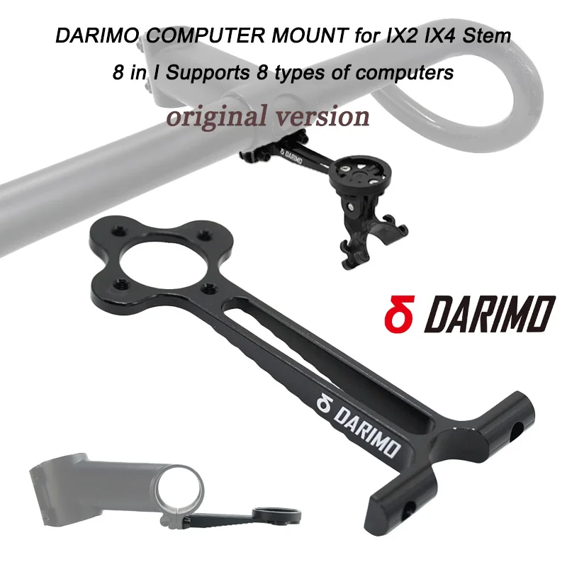

DARIMO COMPUTER MOUNT for 1x2/1x4 Stem Weight About 8.9g Ultra-light Weight and Compact Body for Amore Comfortable Ride