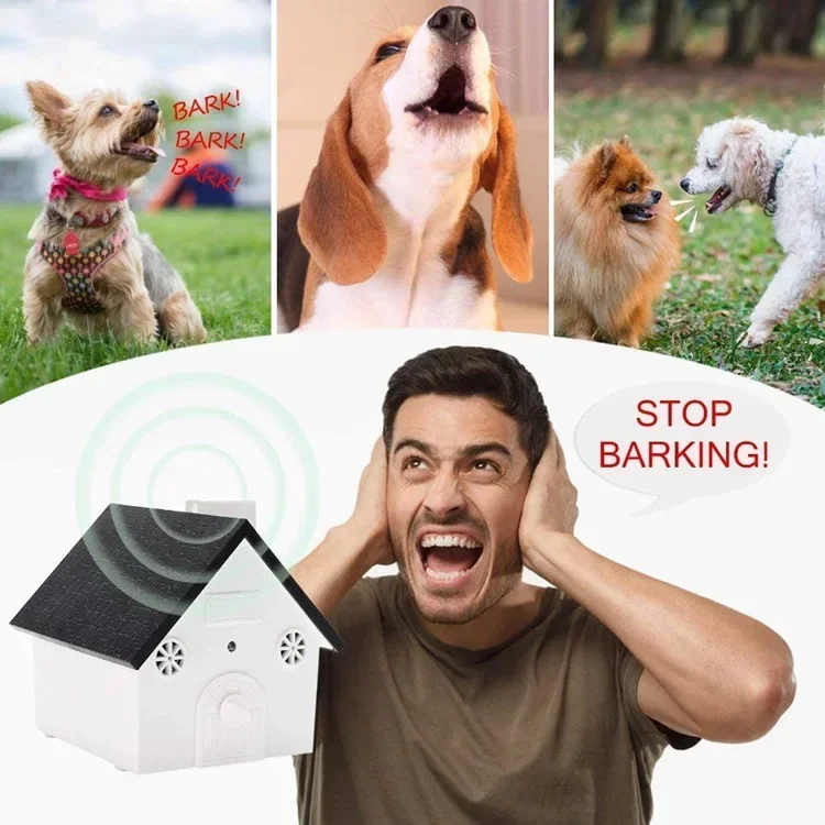 

Outdoor Safe Bark Deterrent Ultrasonic Dog Repeller Dog Anit Barking Equipment Box with Adjustable Ultrasonic Control for Dogs