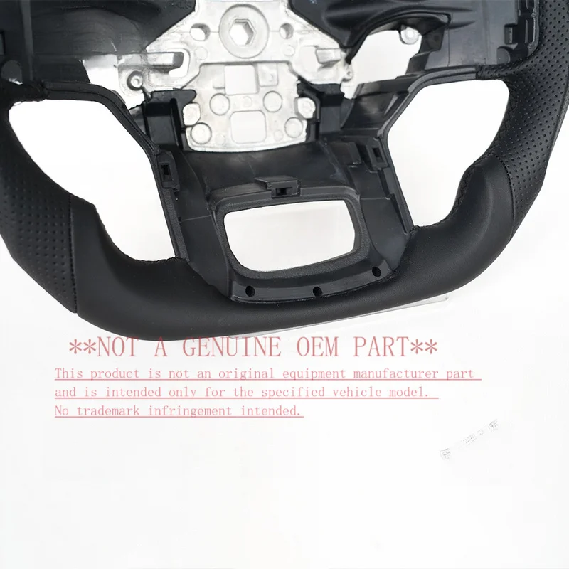 For Ford F150 Raptor Full Leather Off Road Sport Pickup Modified Steering Wheel Horn Cover Horn Shell Decorative Cover