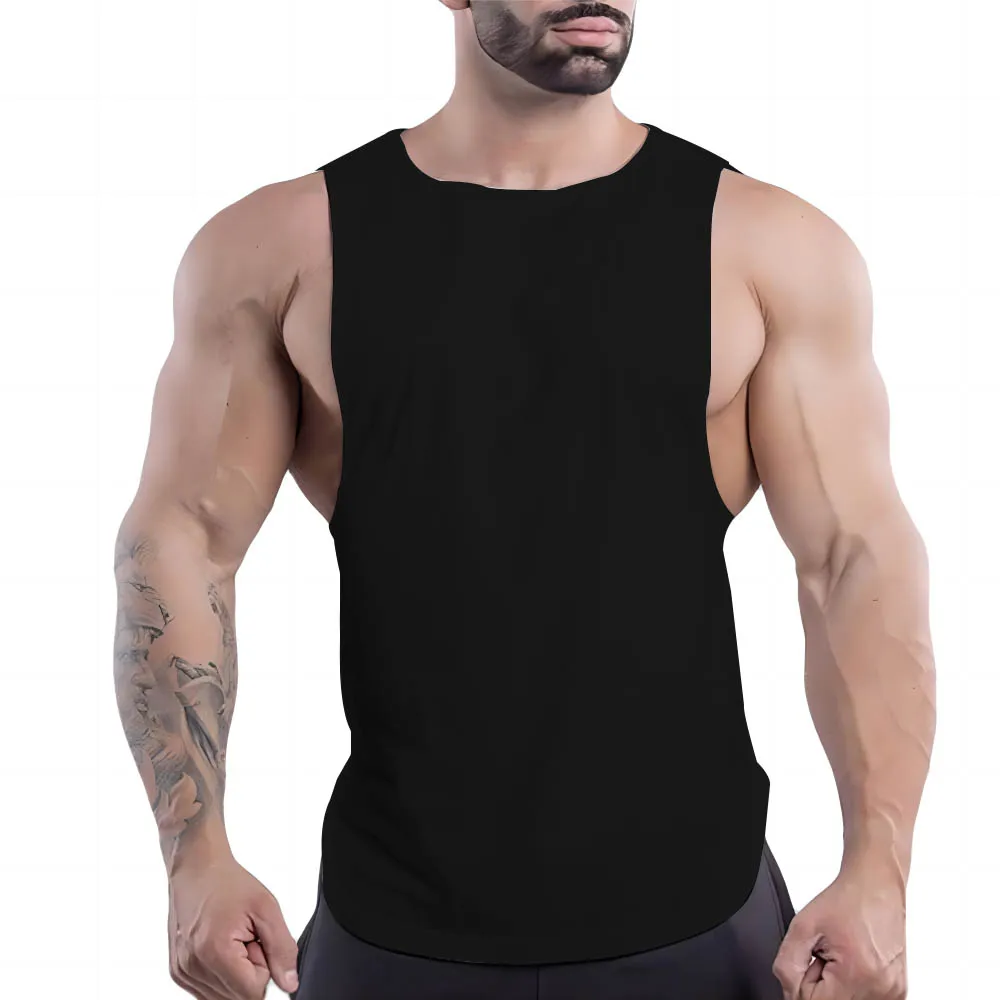 Cztery pory roku moda na co dzień dla dorosłych mężczyzn odzież sportowa Tank Top Outdoor Street Fitness szybkoschnący oddychający luźny Fugees