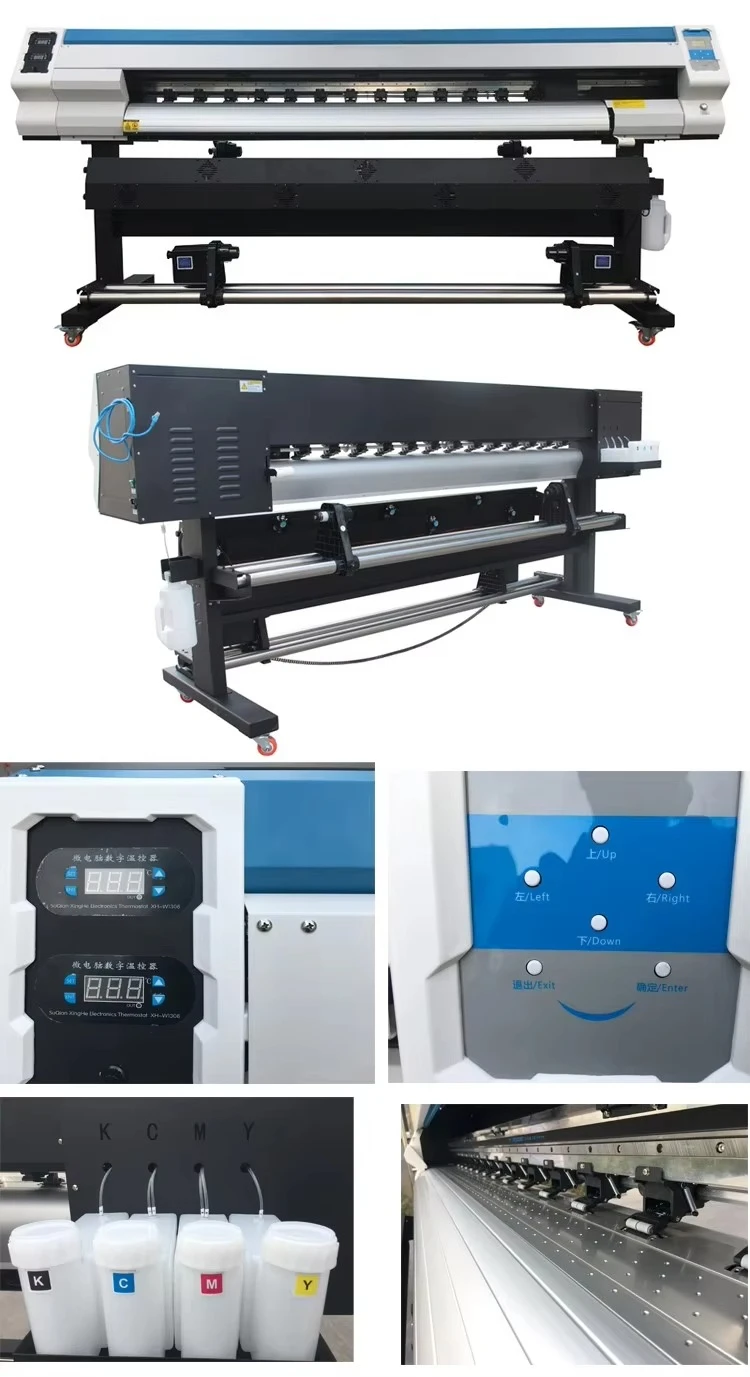 Audley CE 1.85m Adl S7000 Vinyl Sticker Inkjet Eco Solvent Digital Pvc Banner Wallpaper Printer Printing Machine Prices