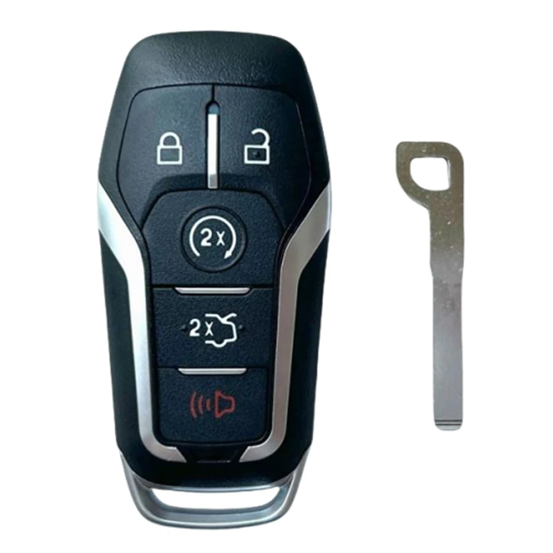 XIEAILI OEM 5Button Replacement Key Case Keyless Entry Smart Key Shell For Ford Mustang Fusion Explorer Edge