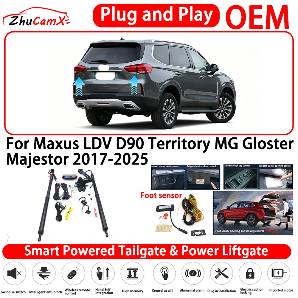 for Maxus LDV D90 Territory MG Gloster Majestor 2017-2025 Smart Powered Tailgate Power Liftgate Automatic Rear Trunk Tailgate