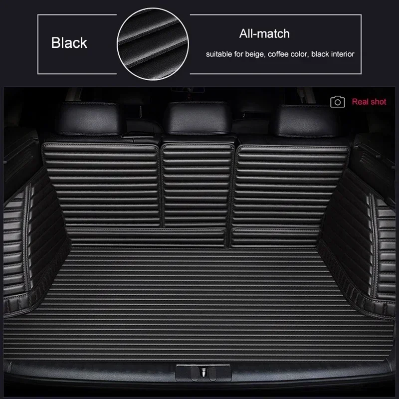 Customized Stripe 5D Full Coverage Car Trunk Mat for Audi A5 2017-2022 Audi A6 Avant Allroad 2007-2018 Car Accessories Carpet