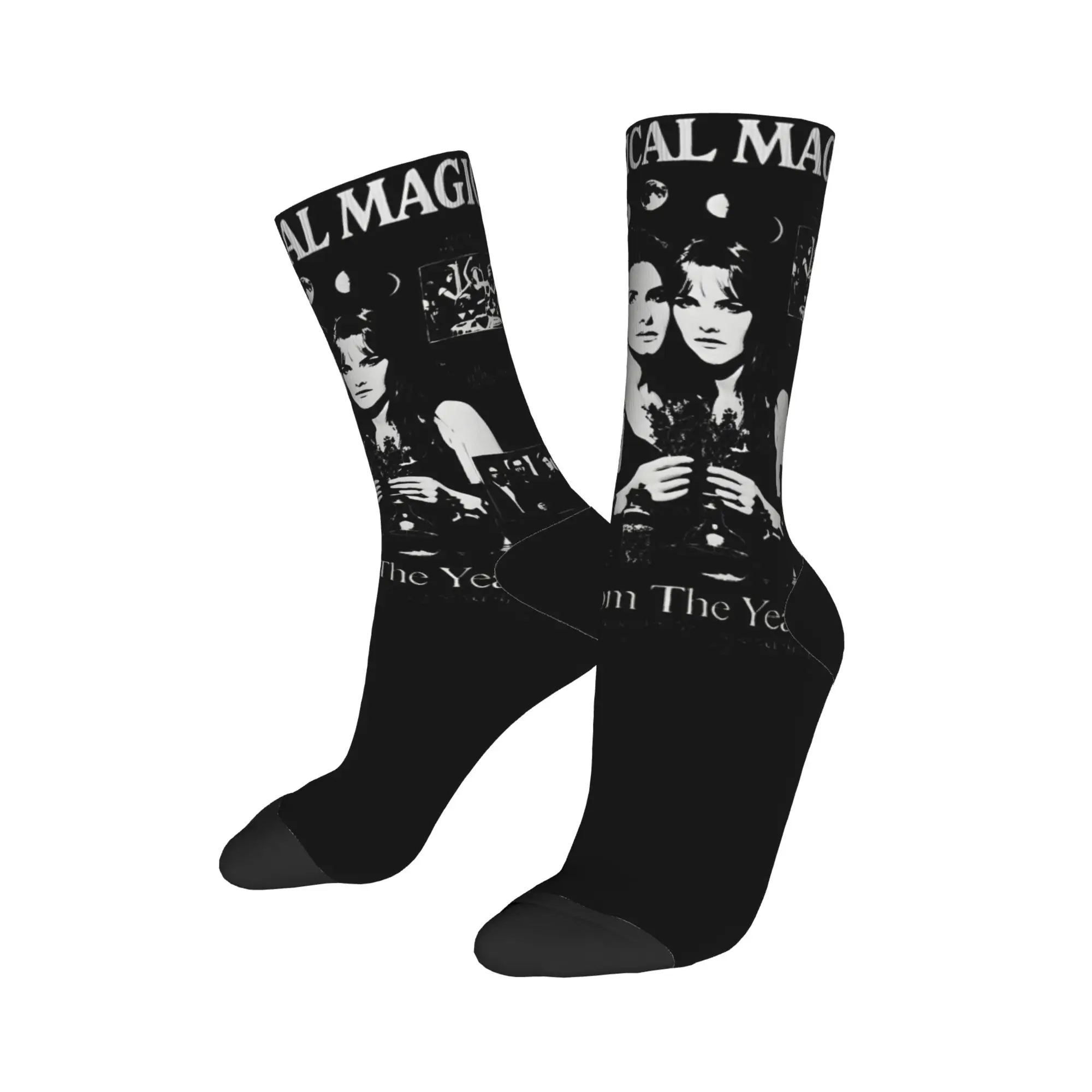 Practical Magics Socks  Korean Stockings Unisex Men Warm Soft Outdoor Socks Winter Graphic Anti Slip Socks