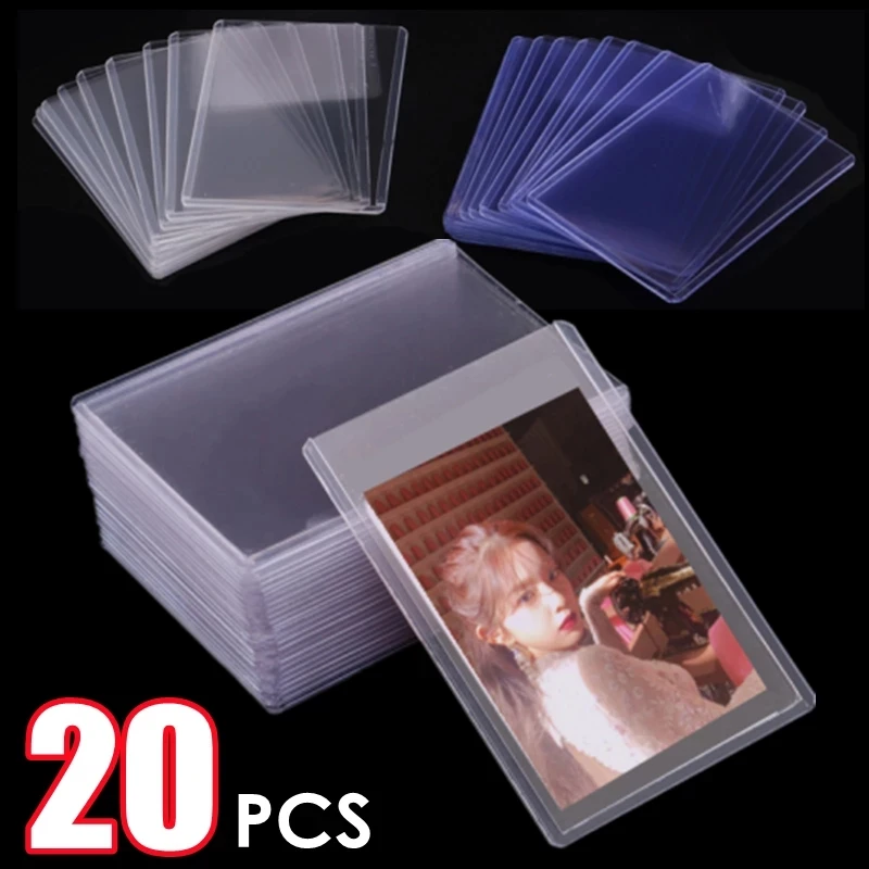 Card Protective Sleeve Toploaders Holder for Collectible Trading Basketball Sports Game DIY Korean Idol Photo 35PT 100*75mm