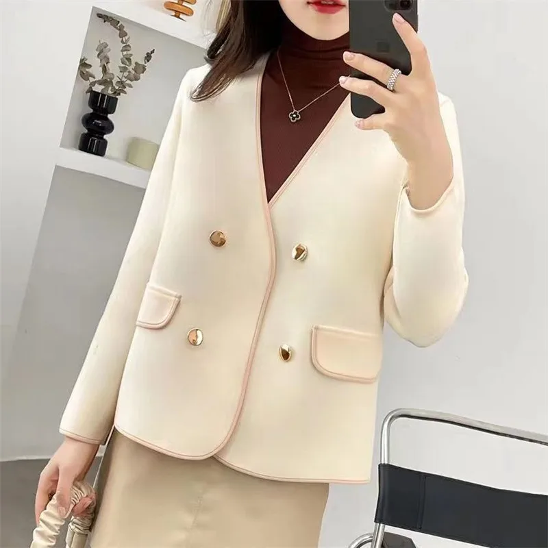 Xiaoxiangfeng Women's Autumn Winter Coat 2025 New Female Temperament Ladies' High Sense Jacket Luxury Fashion Woolen Overcoat