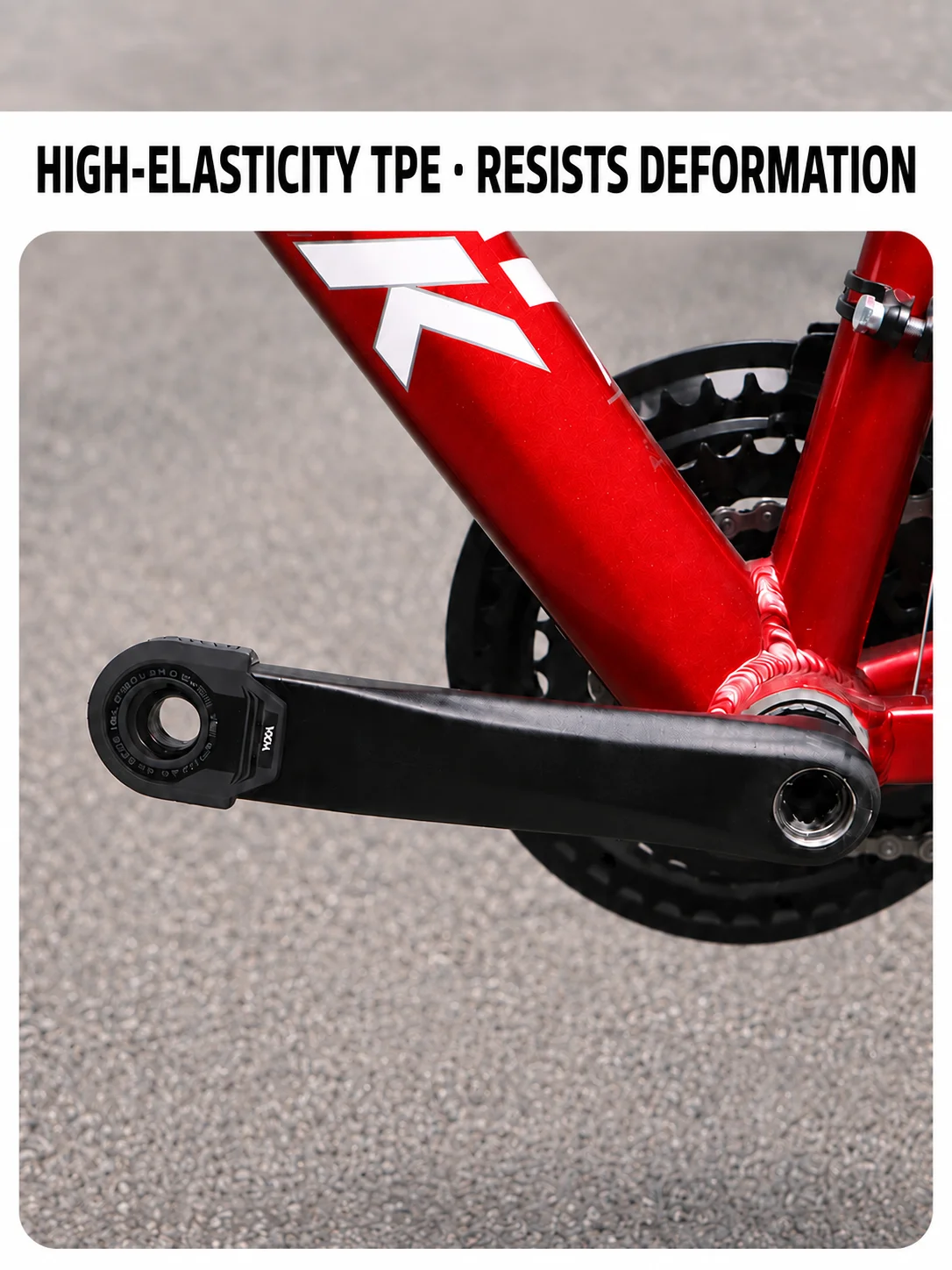 Cubierta protectora para manillar y eje de pedal de bicicleta de montaña y carretera, fabricada en TPU, resistente a los arañazos, protege la pintura y es impermeable.