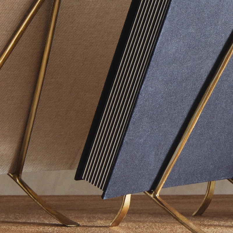 حامل لوحة عتيق، رف عرض كتب متعدد الوظائف، حامل كعكة غرفة الشاي، رف قراءة معدني لغرفة الدراسة #3