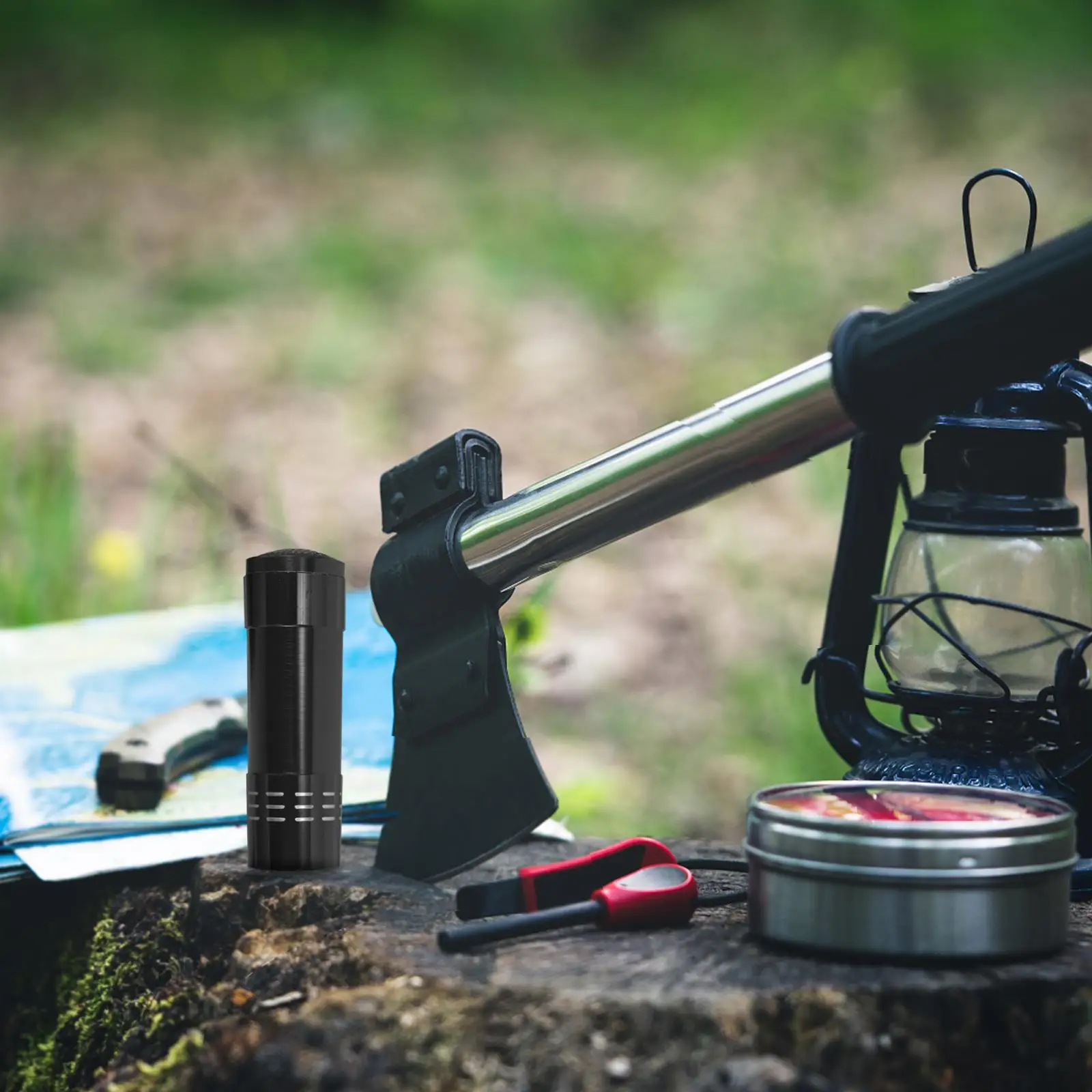 Hidden Cash Box Compartment Containers Safe Storage Decor Plastic Flashlight Accessories