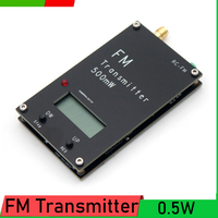 2000M 0.5W FM Transmitter Frequency LED display Stereo Digital  88M-108MHz FOR DSP Radio broadcast Campus Radio Station Receiver