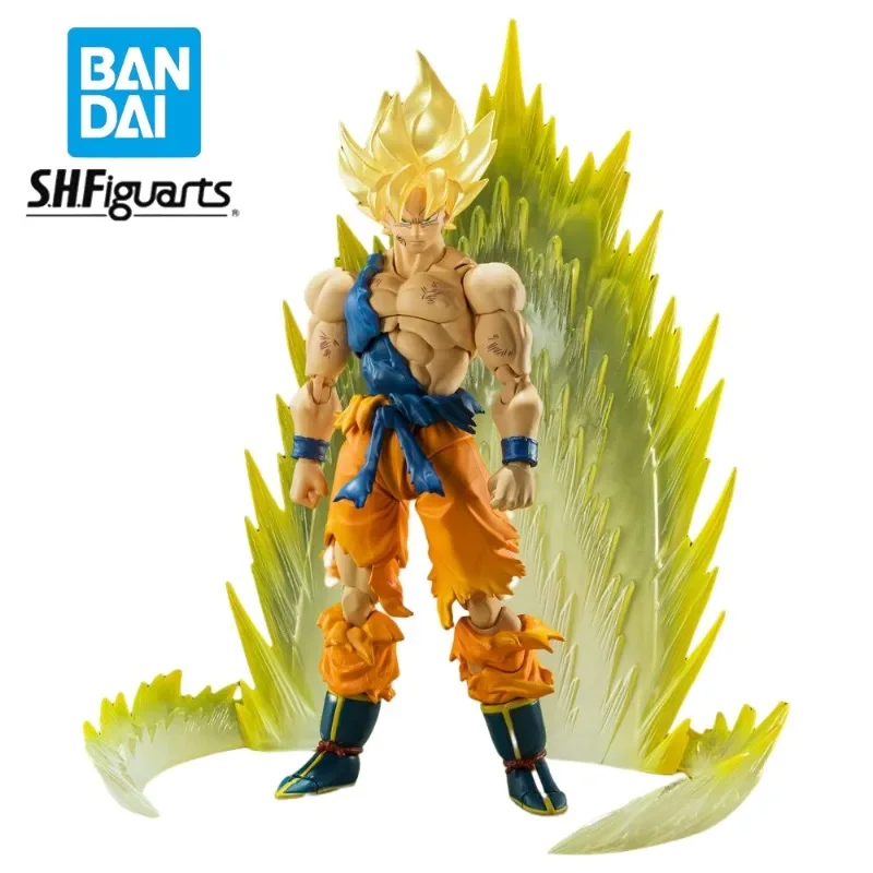 

In Stock Bandai S.H.Figuarts Dragon Ball Z Son Goku Super Saiyan Anime Action Figures Battle Damage Form Boxed Model Doll Toys