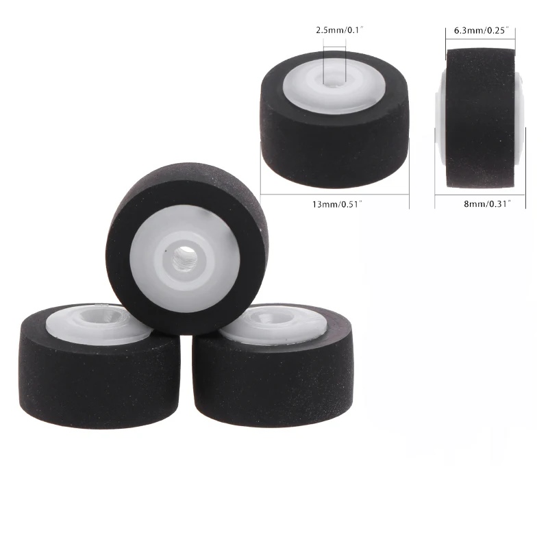 10 Stk. Andruckrollen Kassetten-Transport – Gummi, 10 Mm Ø, Für Recorder & Laufwerke