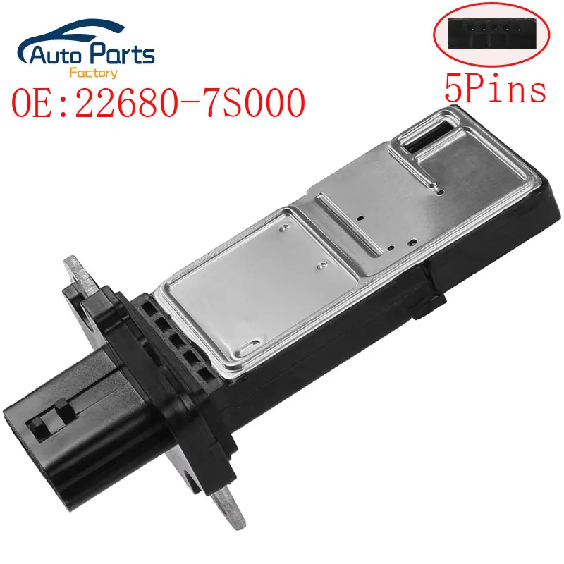 Medidor de flujo másico de aire con Sensor MAF, para NISSAN ALMERA PRIMERA X-TRAIL, 1,5, 1,6, 1,8, 2,2, 22680-AW400, 22680-7S000, AFH60-24, 226807S000, nuevo