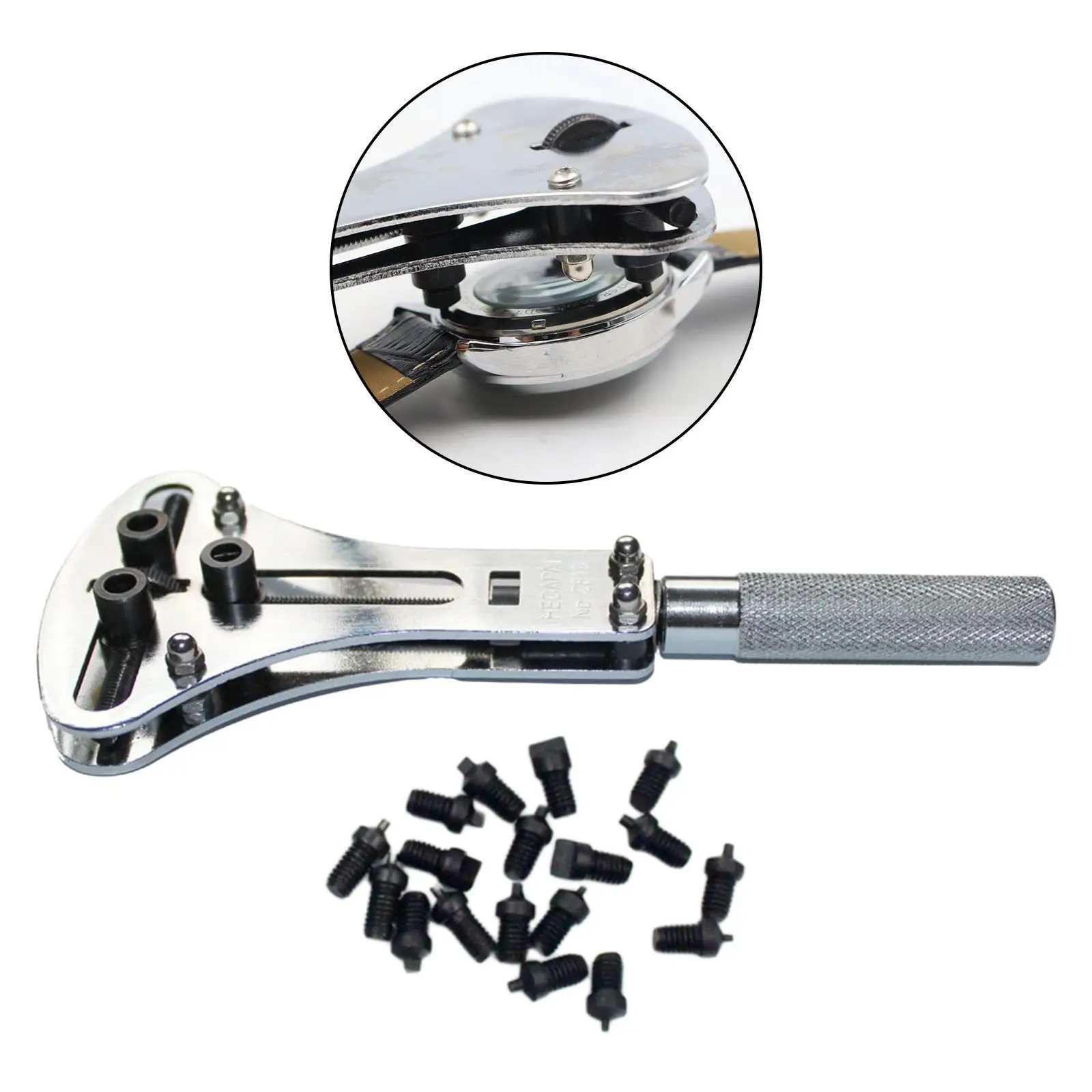 Professional Watch Back Remover 3-jaw Screw Back Opener Change Battery