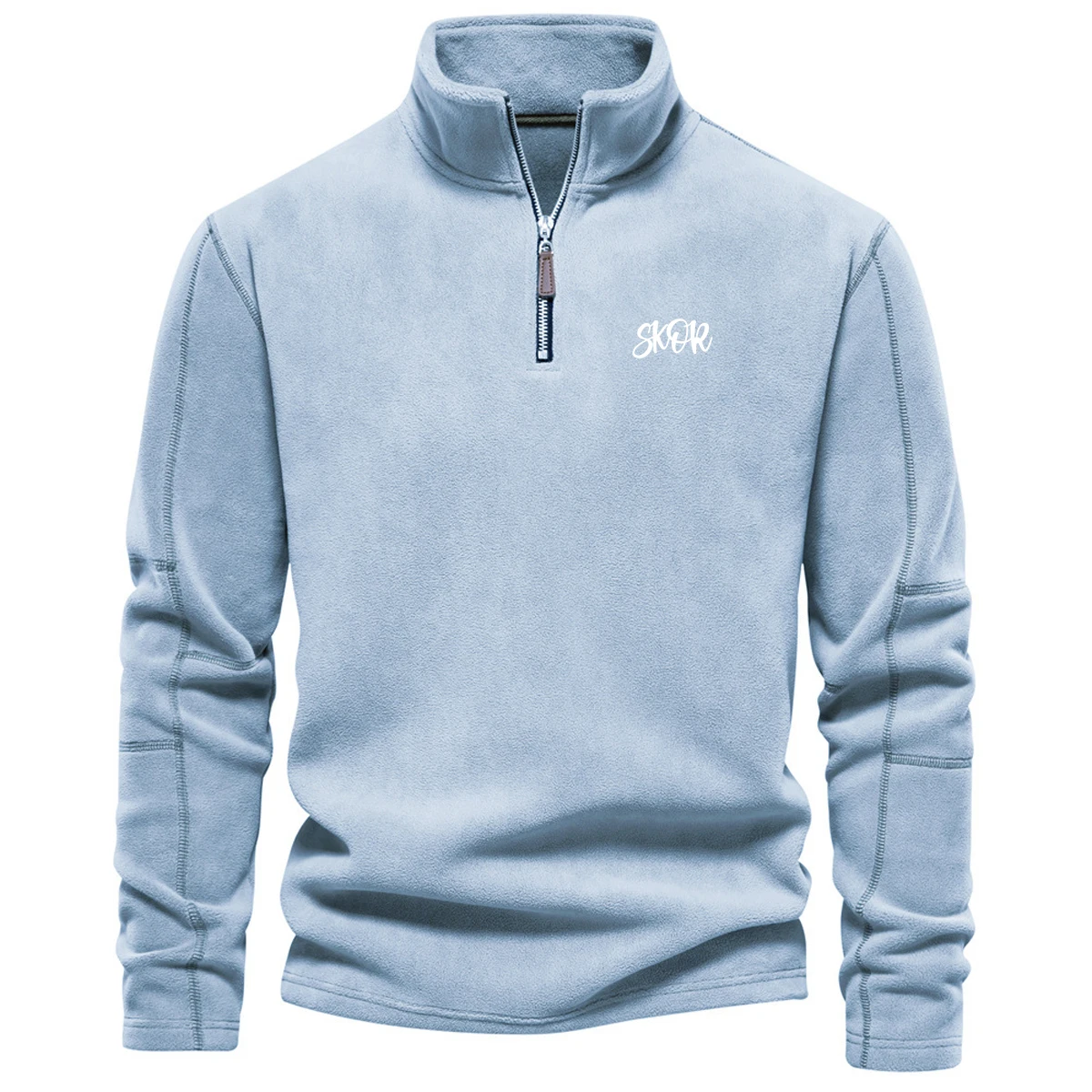 Men's Fleece Spring Coat Warm Lightweight Jacket for Men Casual Outerwear for Transition Season