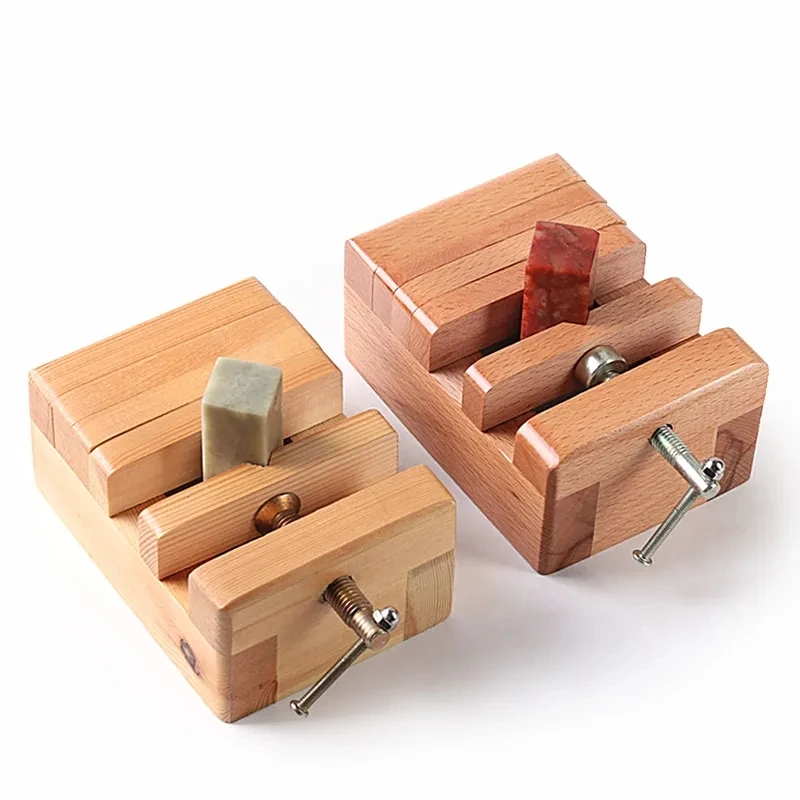 Stamp Woodworking Tools Mini Flat Vise Table Vise Table Vise Seal Hand Tools Woodworking Carving Diy