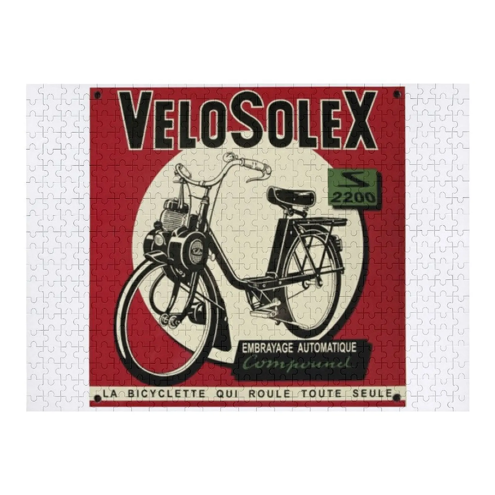 

velosolex Jigsaw Puzzle Wooden Name Custom Personalized Custom Gifts Christmas Toys Baby Wooden Puzzle