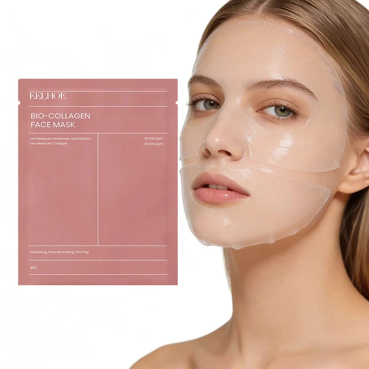 

Биоколлагеновая маска для лица 3/5/10 шт., глубоко увлажняющая, сужающая поры, увлажняющая ночная маска для всех типов кожи ﻿