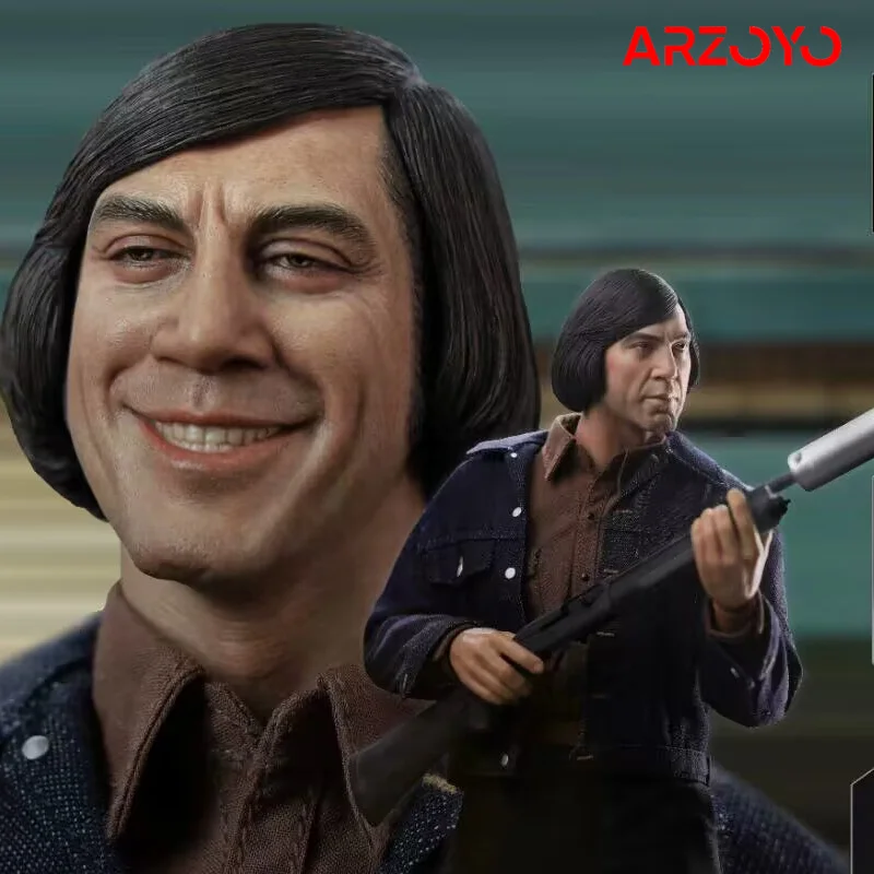 

Q1 2024, детские игрушки, модель PT-sp69 1/6 Anton Chigurh, экшн-фигурка с двойной головой, 12 дюймов, мужская модель, полный набор, Коллекционная модель