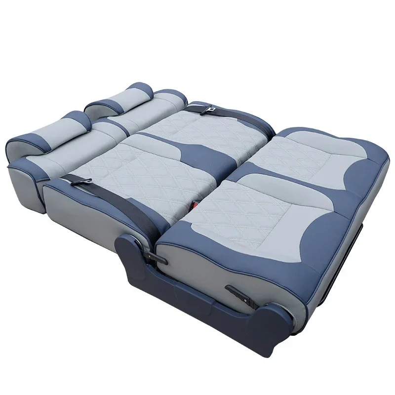 RV Double Seat Double-sided Car Bed Chair Color Customization Adjustable Backrest Angle Car Double Bed Seat Caravan  Accessories