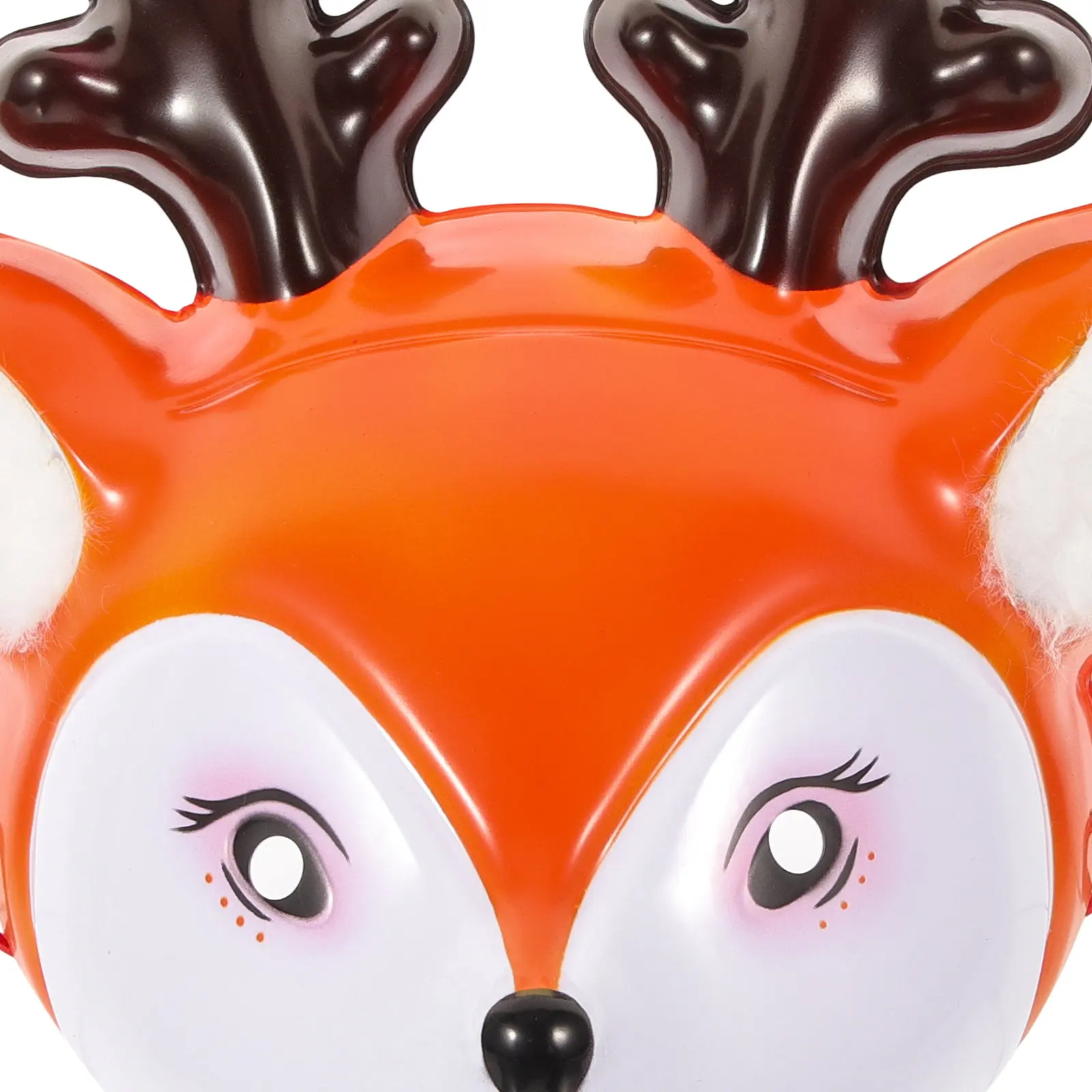 Halloween Deer Mask Cute Animal Head Design One Size Fits Most Party Cosplay Carnival Masquerade Accessory Decoration Mask Prop