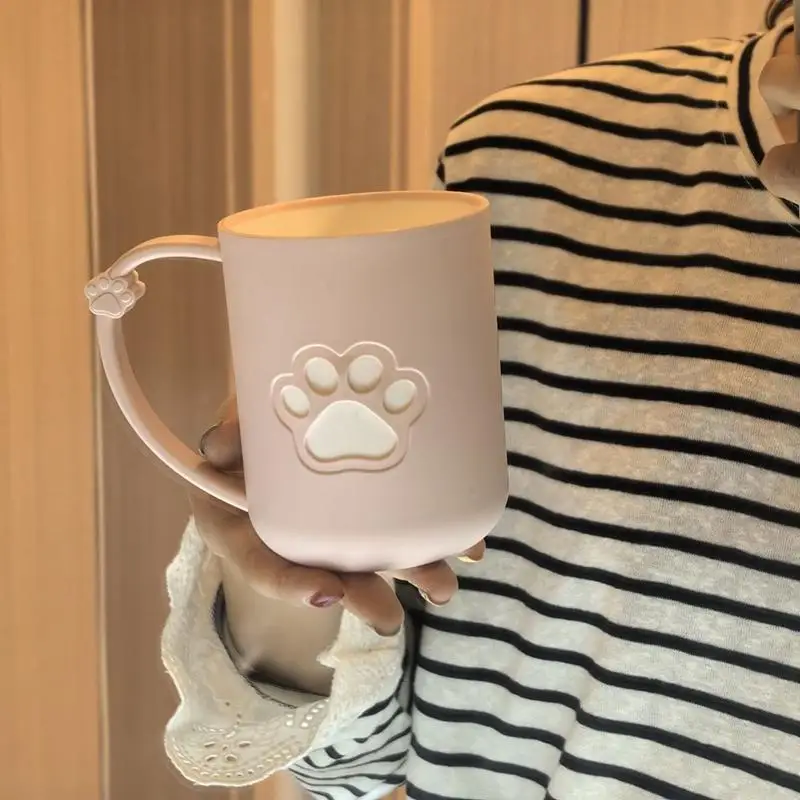 Bicchiere da bagno a forma di zampa di gatto con manico_voghion.com