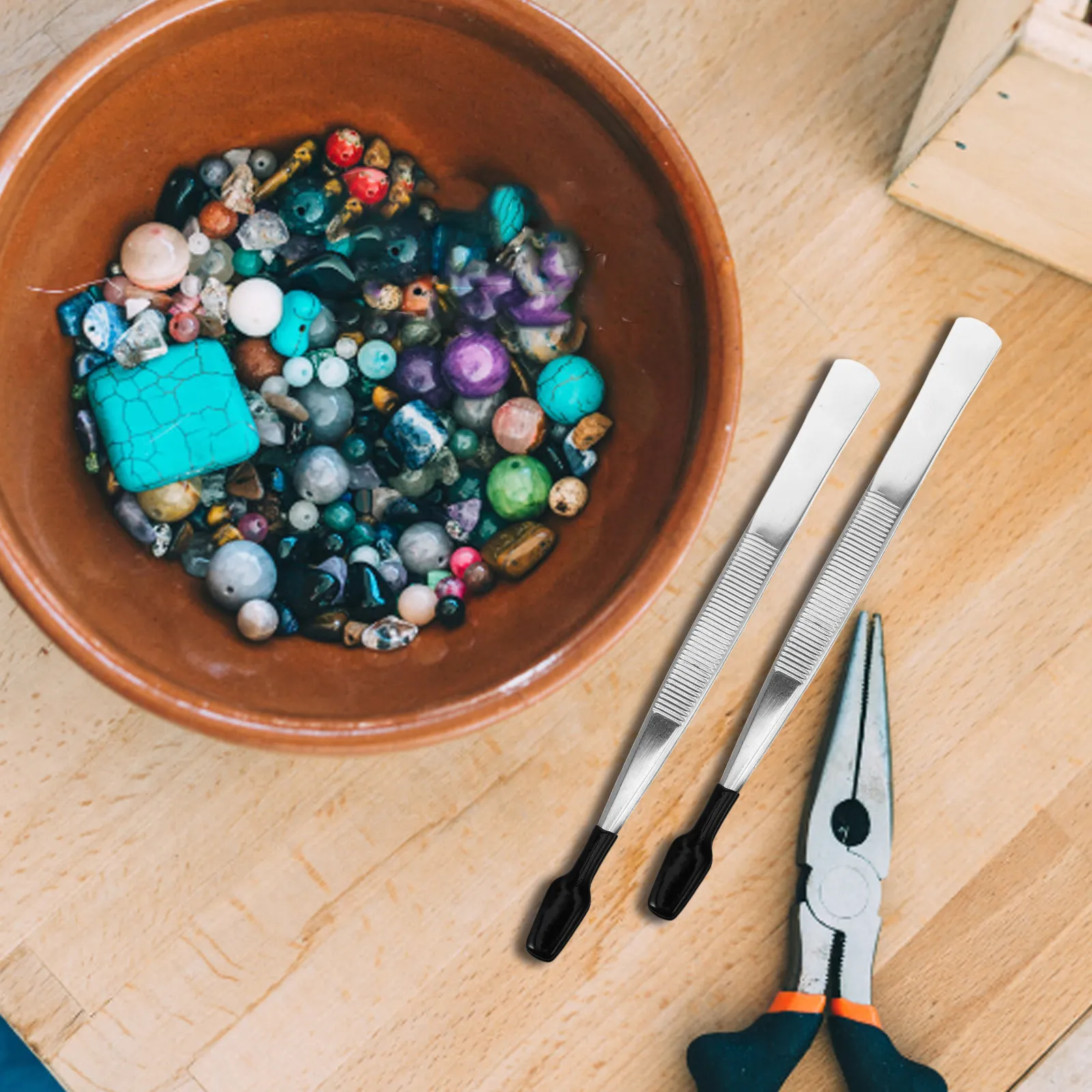 Jewelry Making Using Beads - Lot de 2 pinces à tamponner